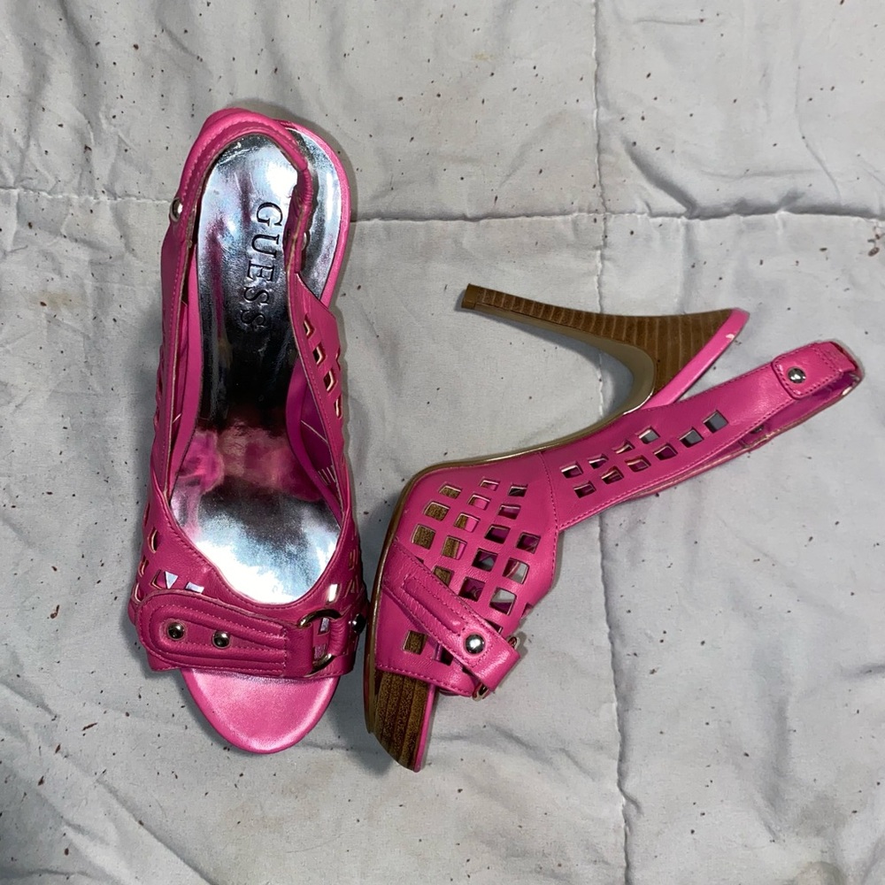 Pink Guess Heels